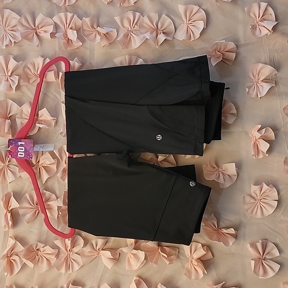 2 Pairs LULULEMON Size 4 Leggings As Is